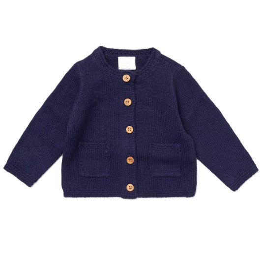 Baby Boys Navy Cardigan