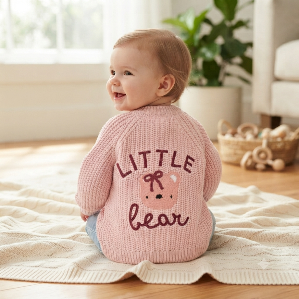Baby Girls Embroidered Cardigan