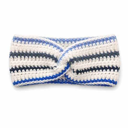 Hand Crocheted Twist Front Headband
