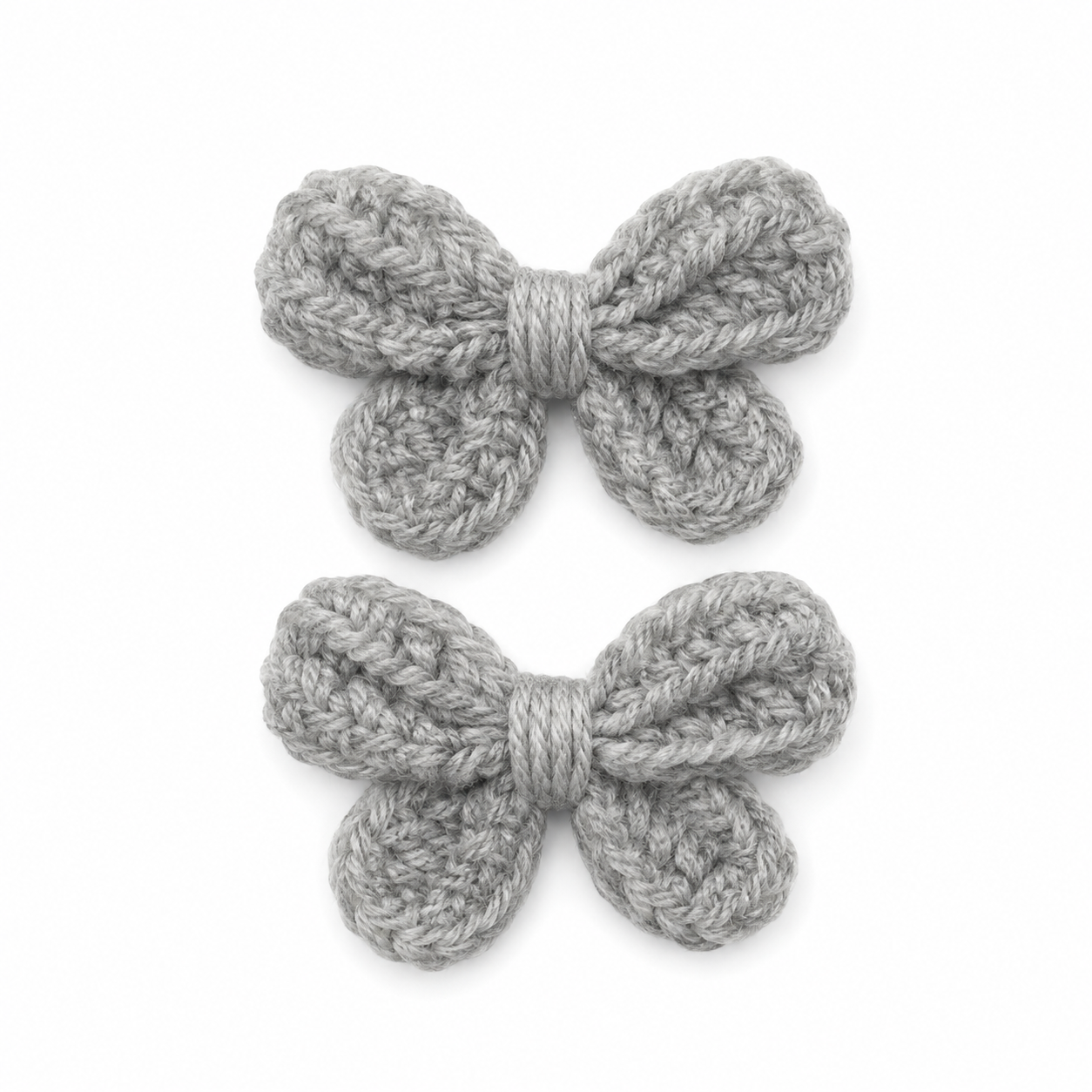 Hand Crocheted Hair Bows