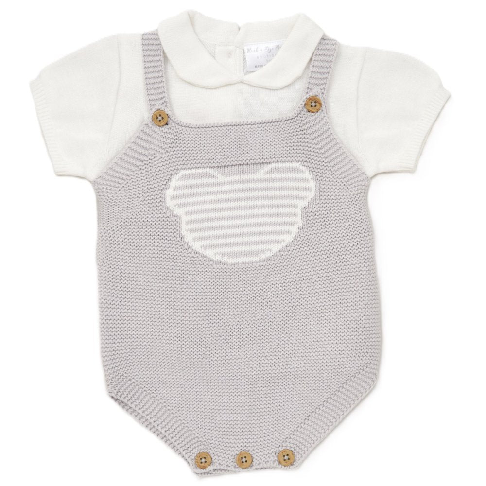 Baby Cotton Knit Romper Outfit