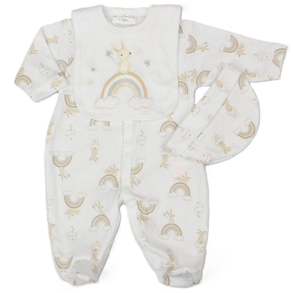 Baby Rabbit & Rainbow 3 Piece Set