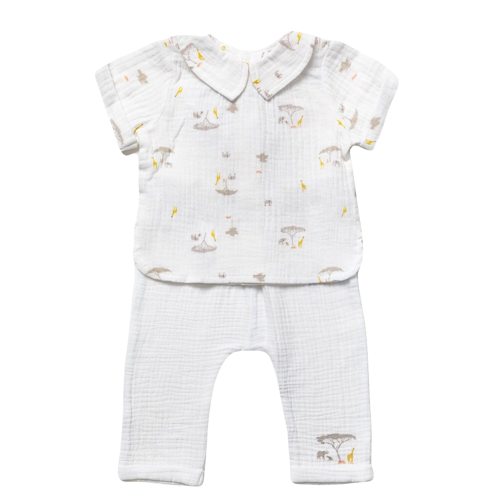 Baby Muslin Safari Outfit