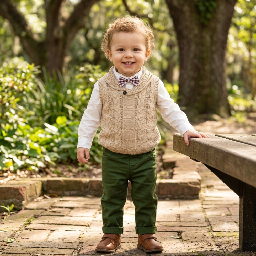 Baby Boys Bow Tie Outfit