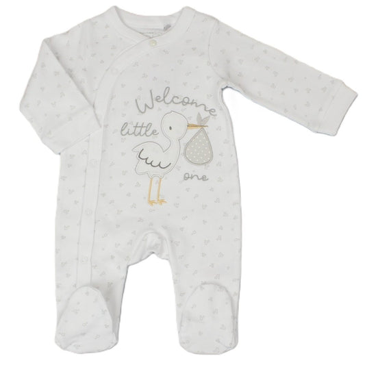 Baby Welcome Little One Sleepsuit