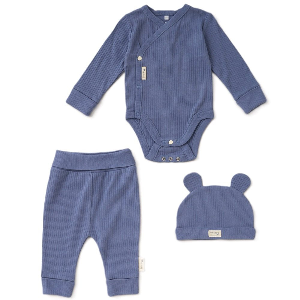 Baby Boys Organic Ribbed Outfit