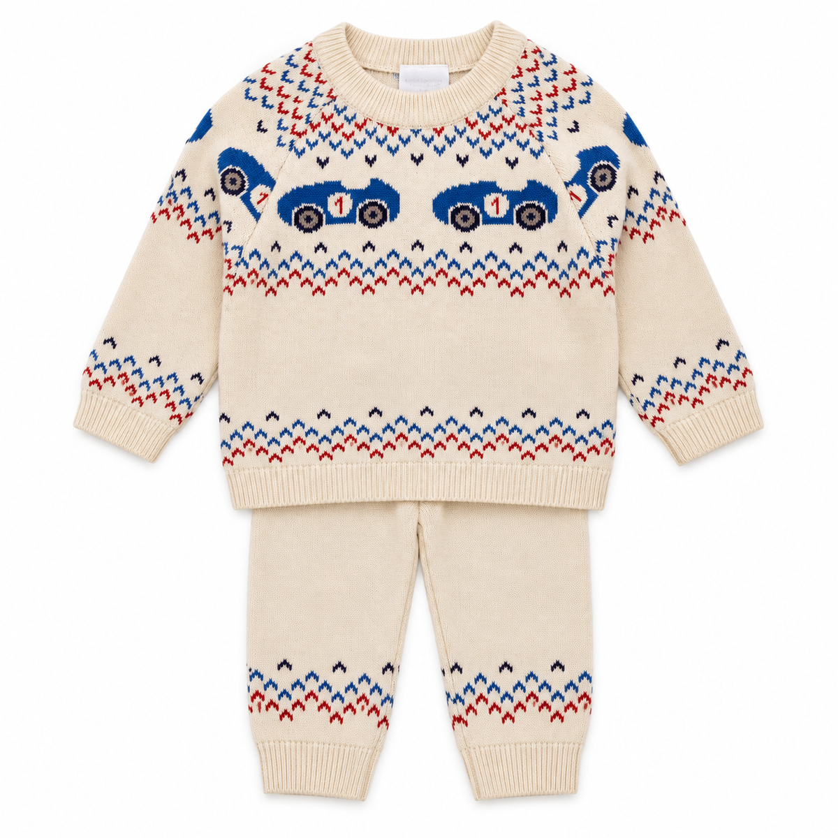 Baby Boys Knitted Outfit