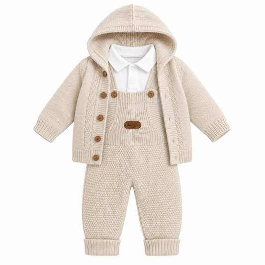 Baby 3 Piece Knitted Outfit