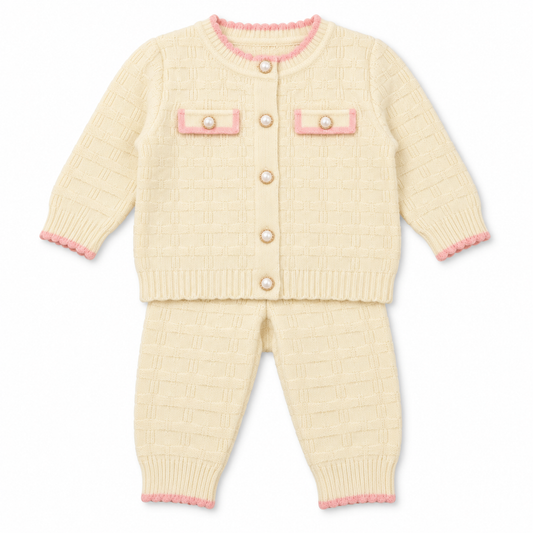 Baby Girls Knitted Outfit