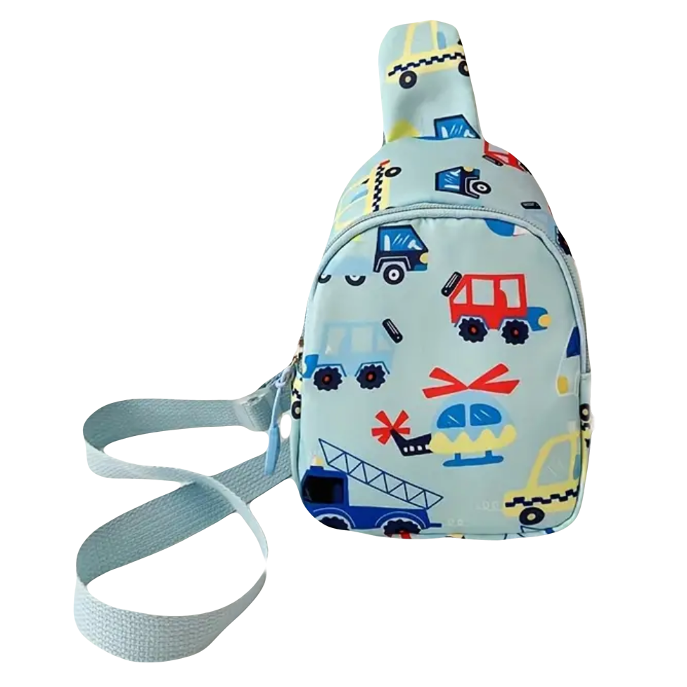 Blue Transport Cross Body Backpack