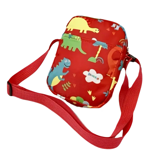 Red Dinosaur Cross Body Bag