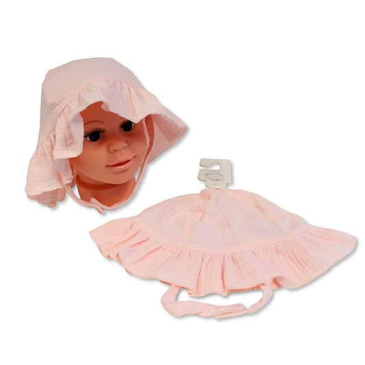 Muslin Hat with Chin Strap