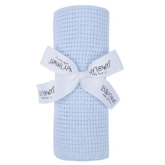 Blue Cellular Blanket