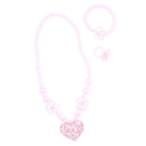 Ring, Bracelet And Necklace Set