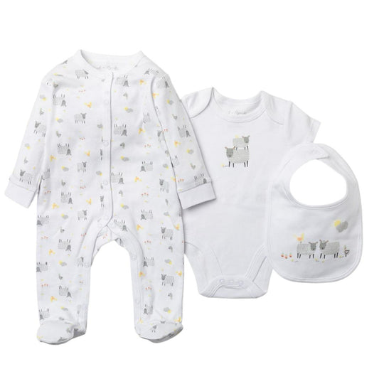 Baby Smocked Sheep Gift Set