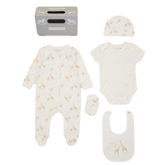 Baby Giraffe 5 Piece Gift Set