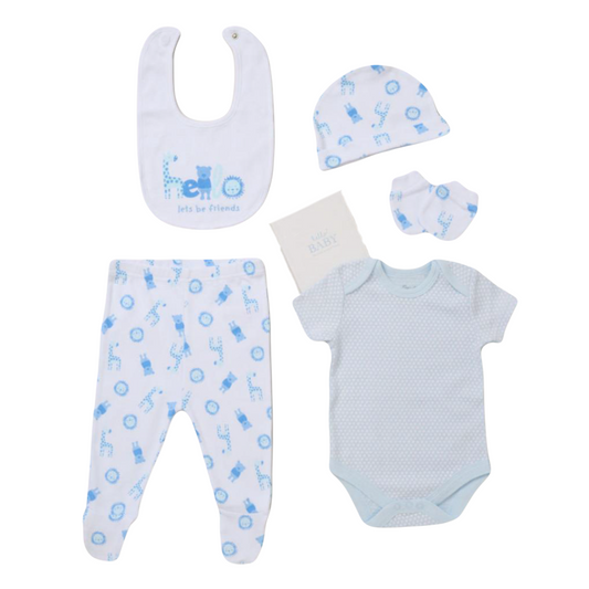 Baby Boys 5 Piece Gift Set