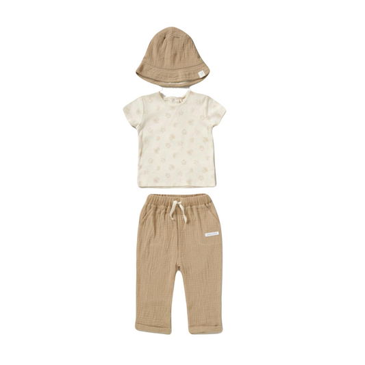 Baby Organic 3 Piece Muslin Outfit