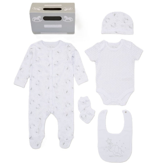 Baby Elephant 6 Piece Gift Set