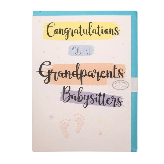 Congratulations You’re Babysitters Card