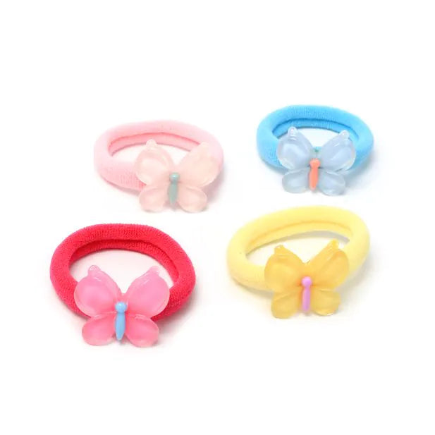 Butterfly Jersey Hair Elastics