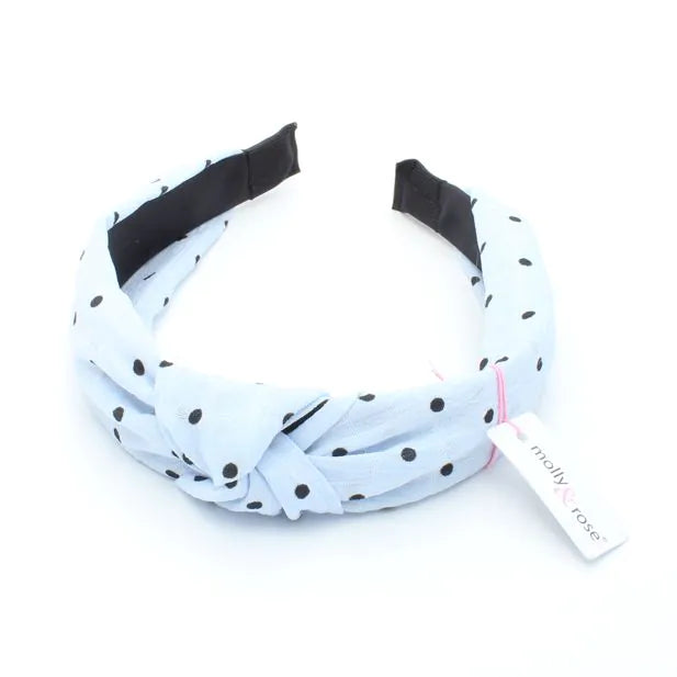 Polka Dot Knotted Aliceband