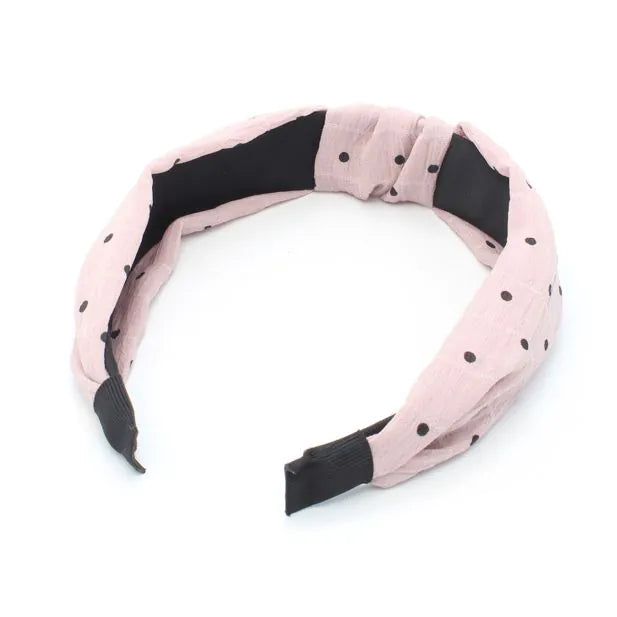 Polka Dot Knotted Aliceband