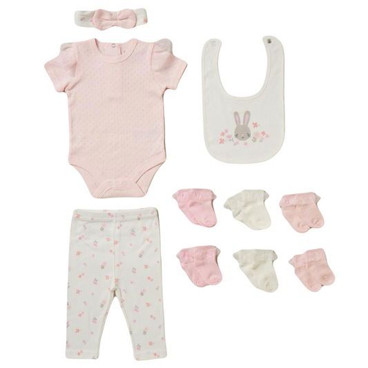 Baby Girls 10 Piece Gift Set
