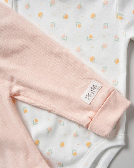 Baby Girls Organic 3 Piece Outfit