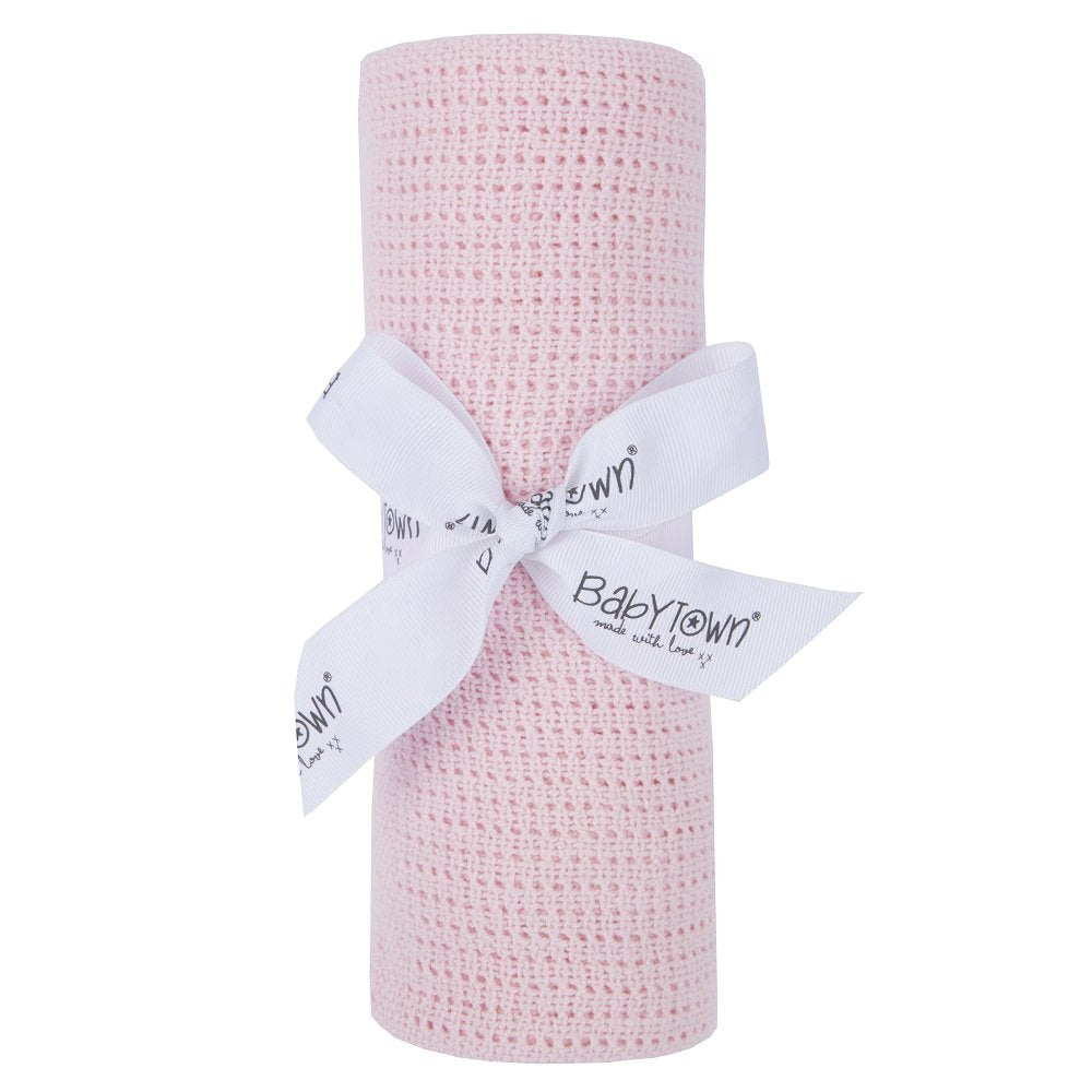 Pink Cellular Blanket