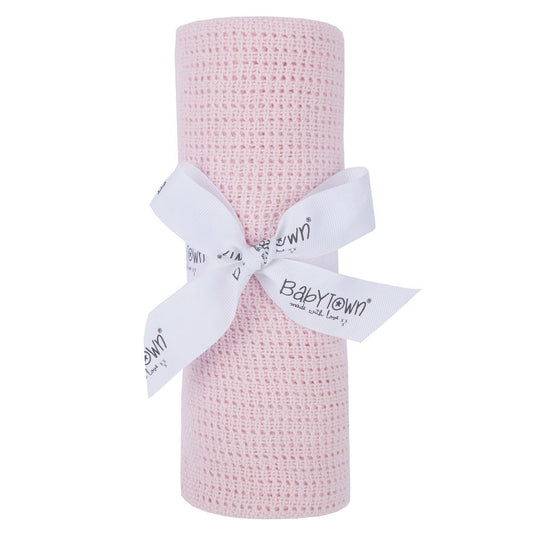 Pink Cellular Blanket