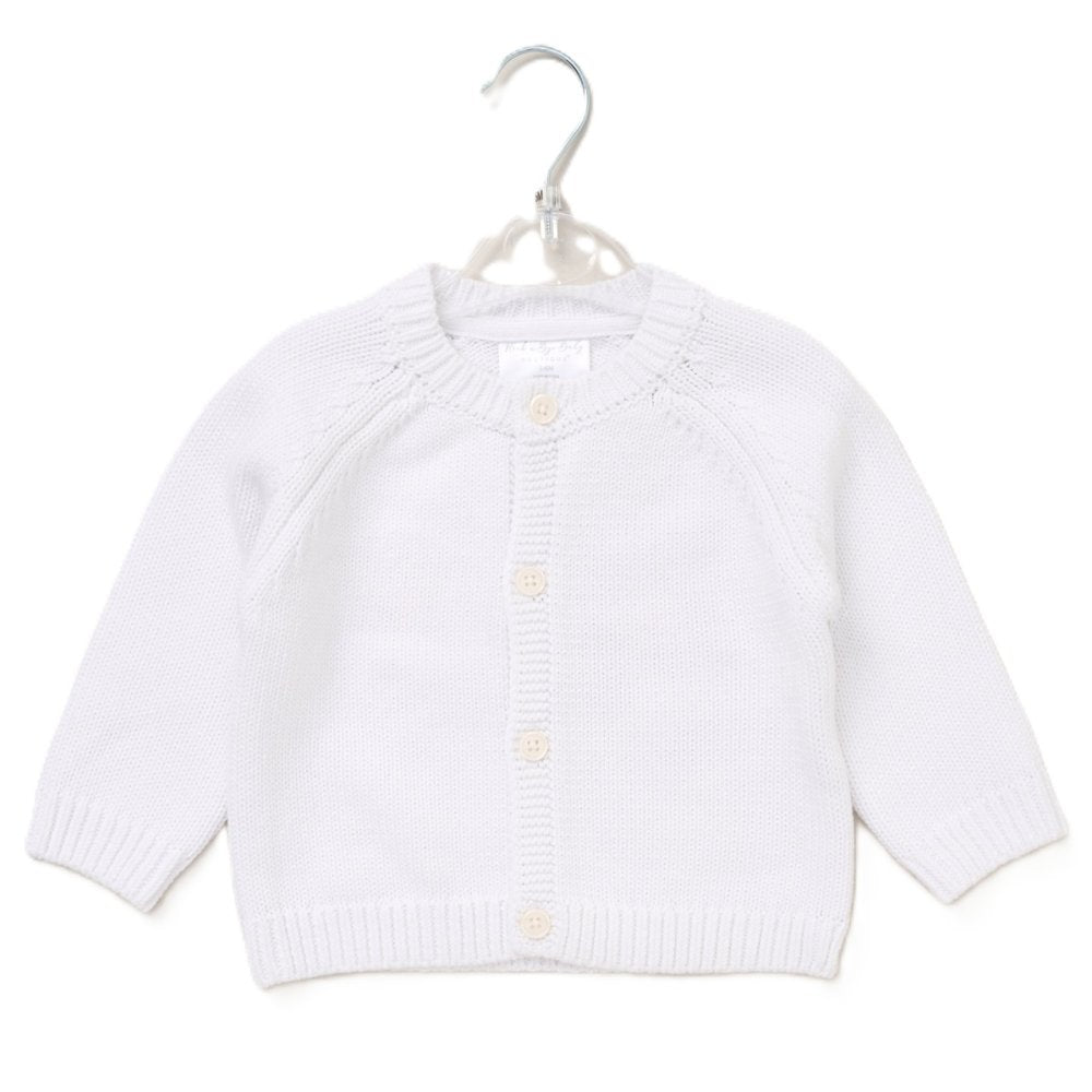 Baby Cotton Knit Cardigan with Embroidery
