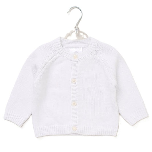 Baby Cotton Knit Cardigan with Embroidery
