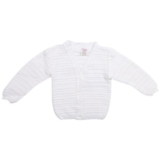 Girls Pointelle Cardigan