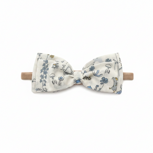 Liberty Theo - Blue Large Bow Headband