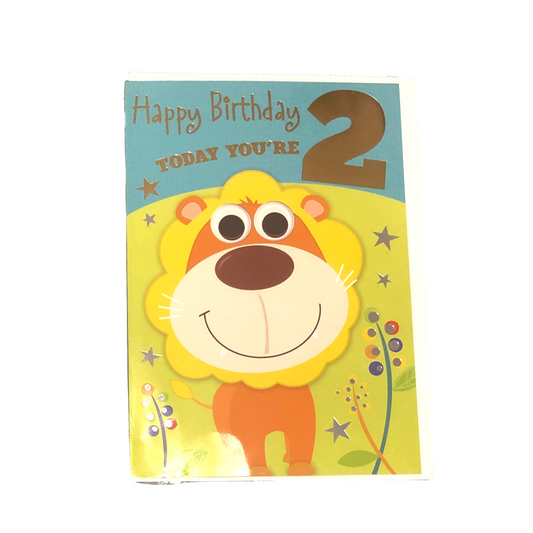 Today You’re 2 Birthday Card