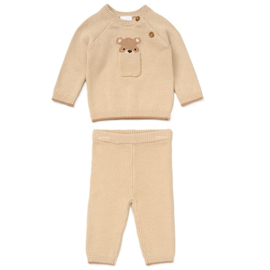 Baby Teddy Knitted Outfit