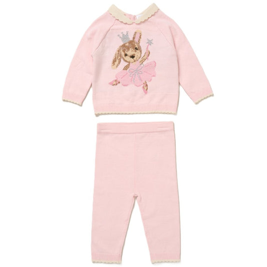 Baby Girls Ballerina Knitted Outfit