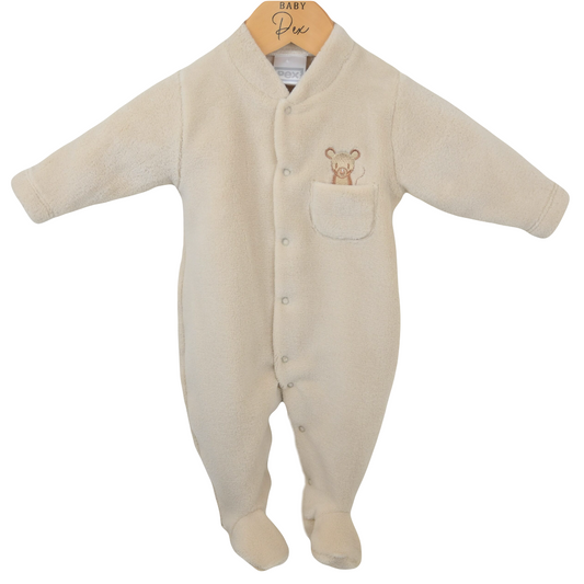 Baby Fluffy Mouse Sleepsuit