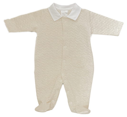 Baby Rocking Horse Quilted Sleepsuit