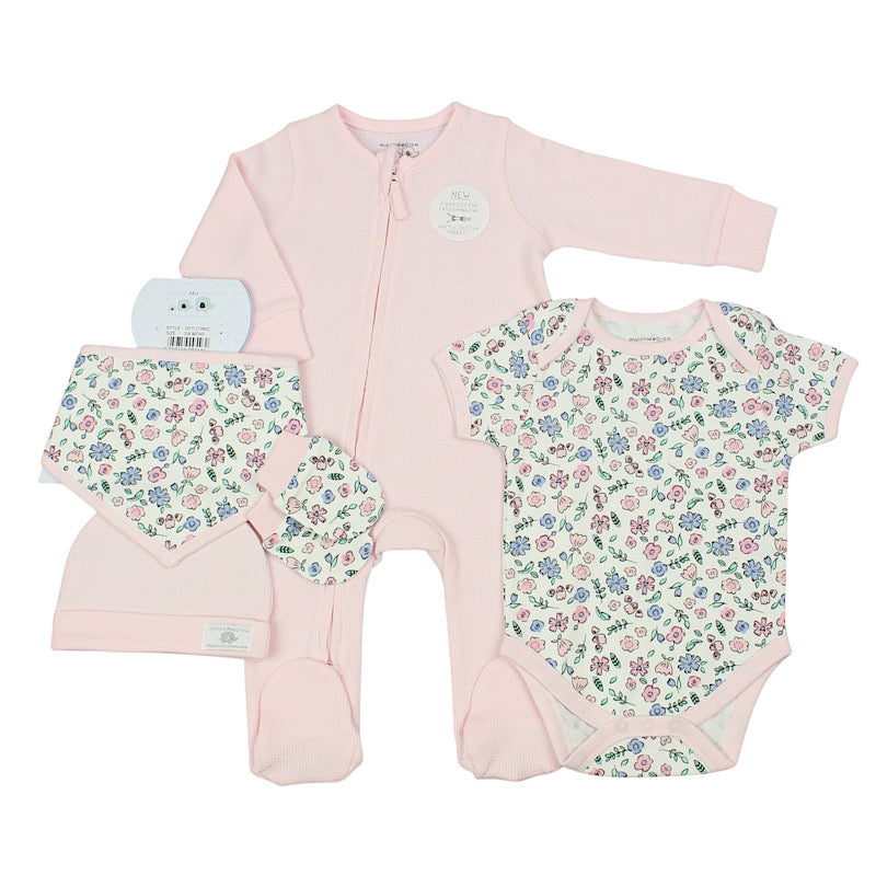 Baby Girls Floral Gift Set