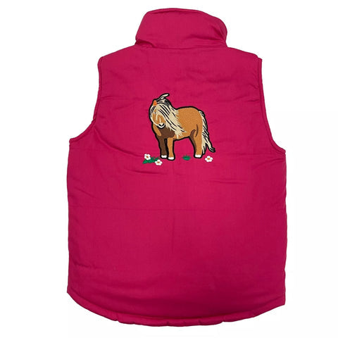 Baby Girls Pony Gilet