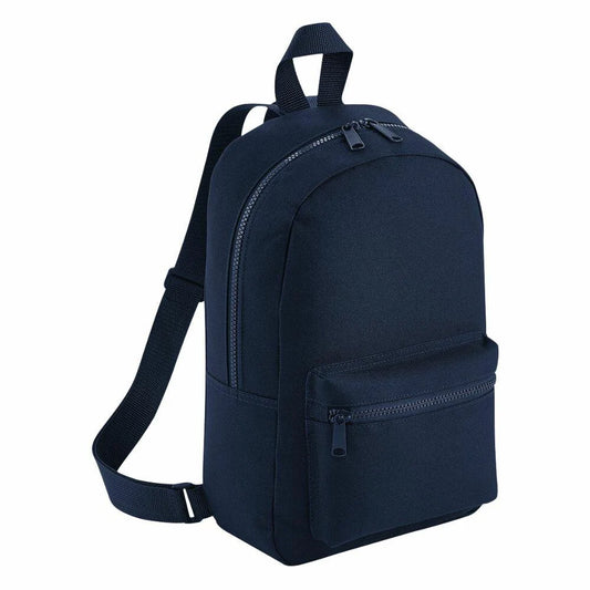 Plain Navy Mini Backpack