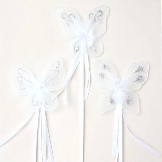 White Butterfly Wand