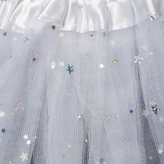 White Glitter Tutu