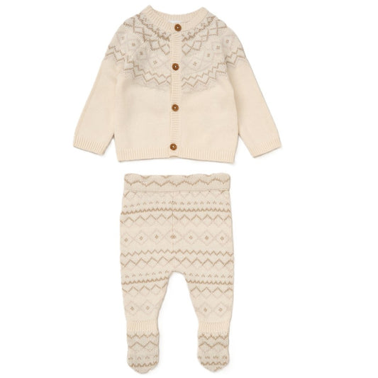 Baby Fairisle Knitted Outfit