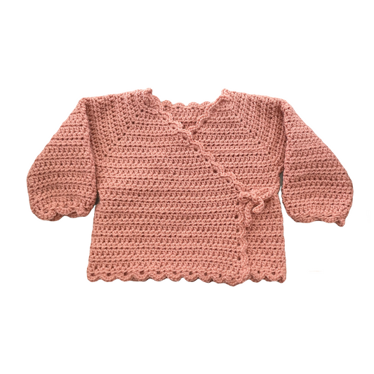 Hand Crocheted Kimono Cardigan