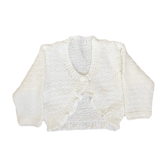 Hand Knitted Sparkly Cardigan