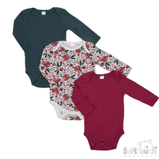 Baby Girls Thermal Bodysuits