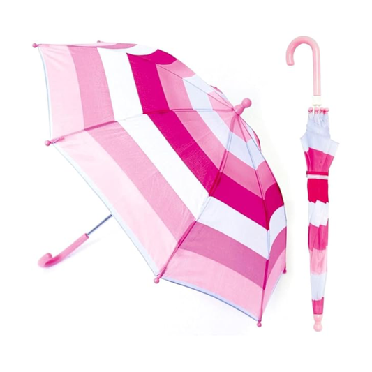 Pink Stripe Umbrella